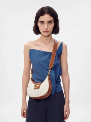 Alternative view of Túi hobo hình bán nguyệt Icon Leather - Cognac2