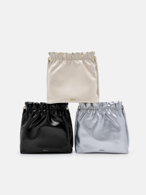 Alternative view of Túi đeo vai xếp nếp Cami - Đen