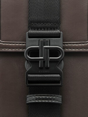 Alternative view of Túi đeo chéo chữ nhật Icon Mini - Nâu Đậm