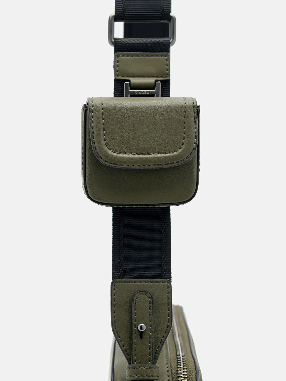 Túi đeo chéo phom chữ nhật Drew - Xanh Quân Đội - Ảnh 3