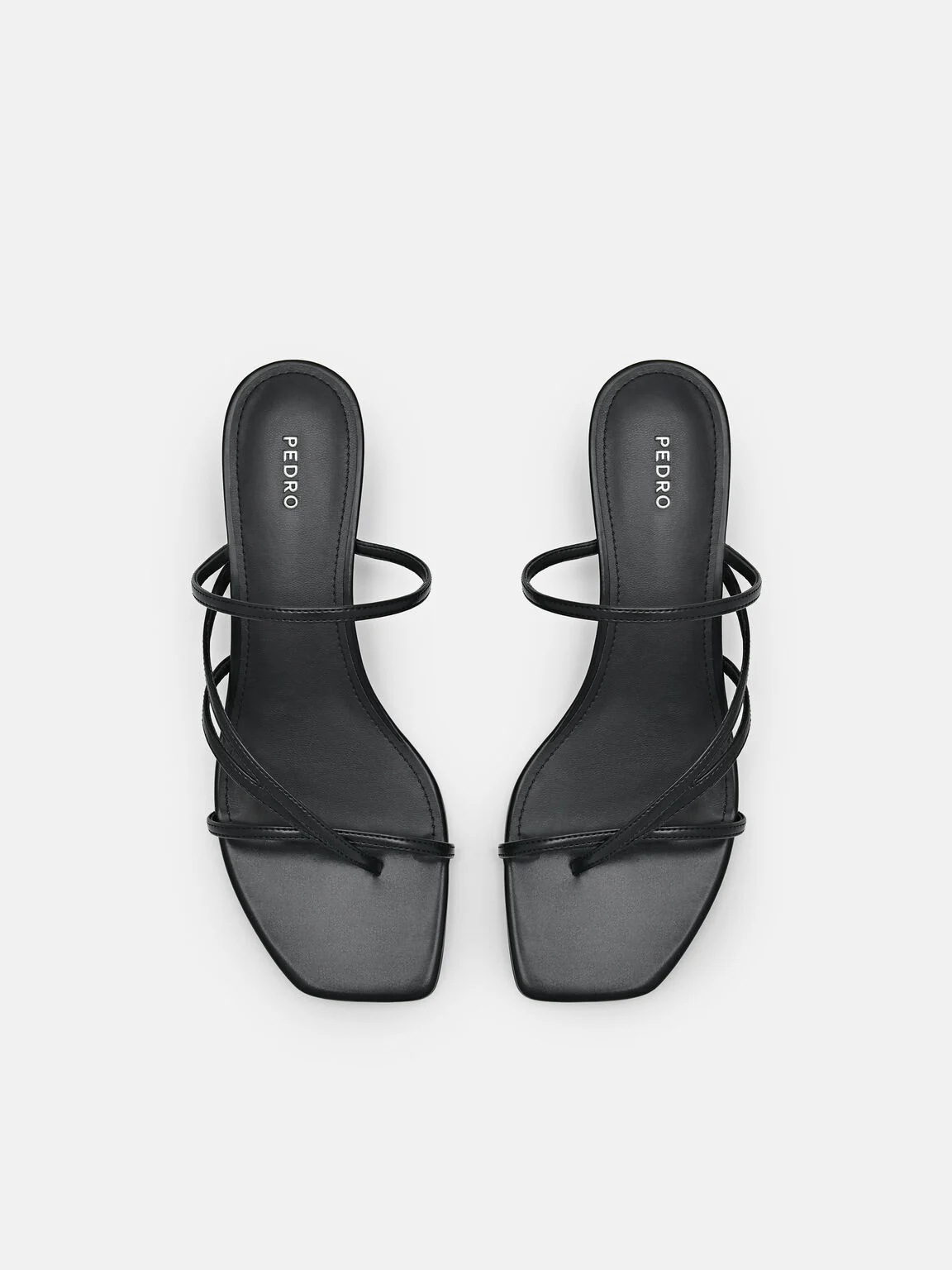 Giày mules cao gót Icon Heel - Đen - Ảnh 4