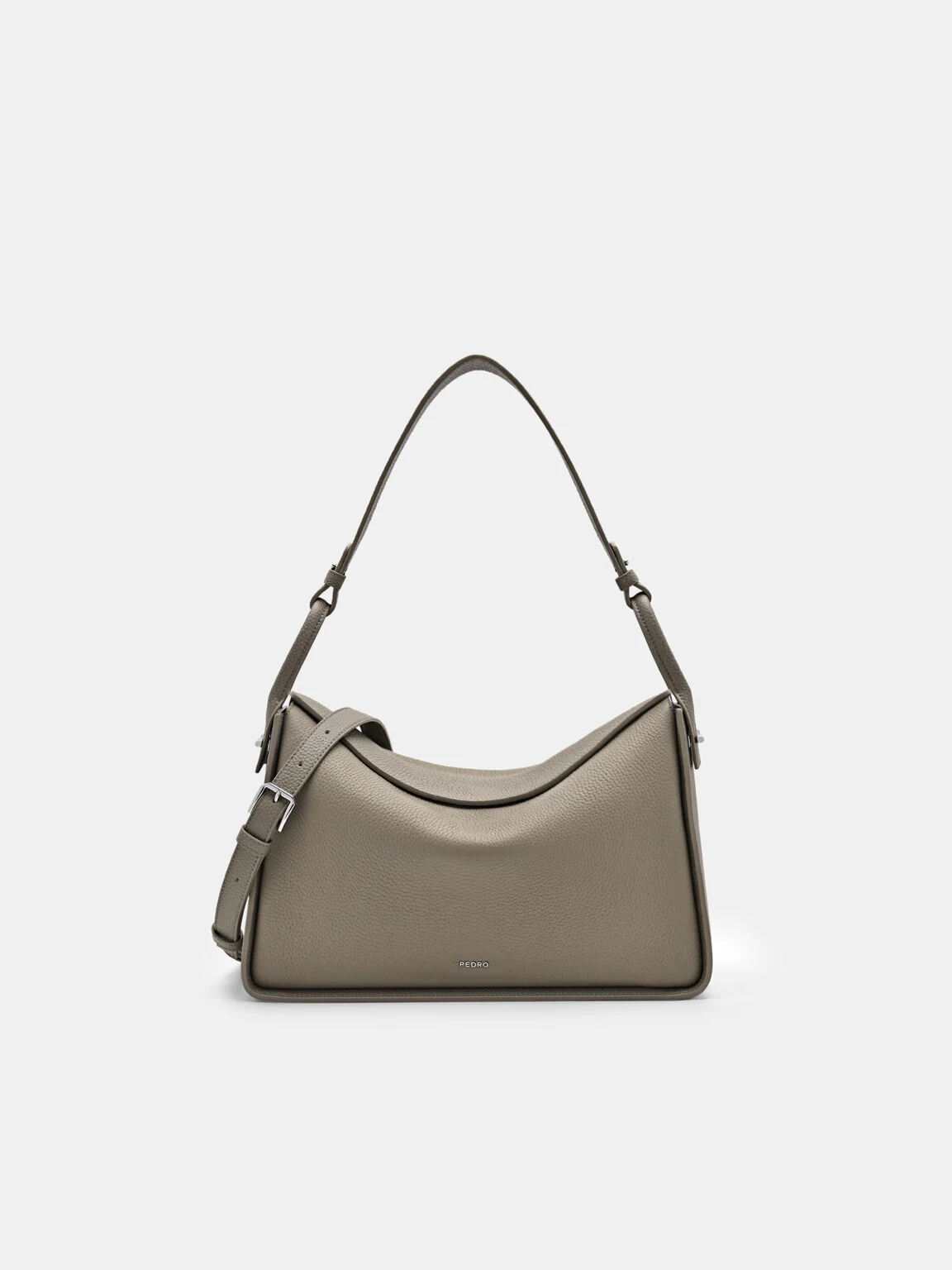 Túi đeo vai chữ nhật Demi Maxi - Nâu Xám