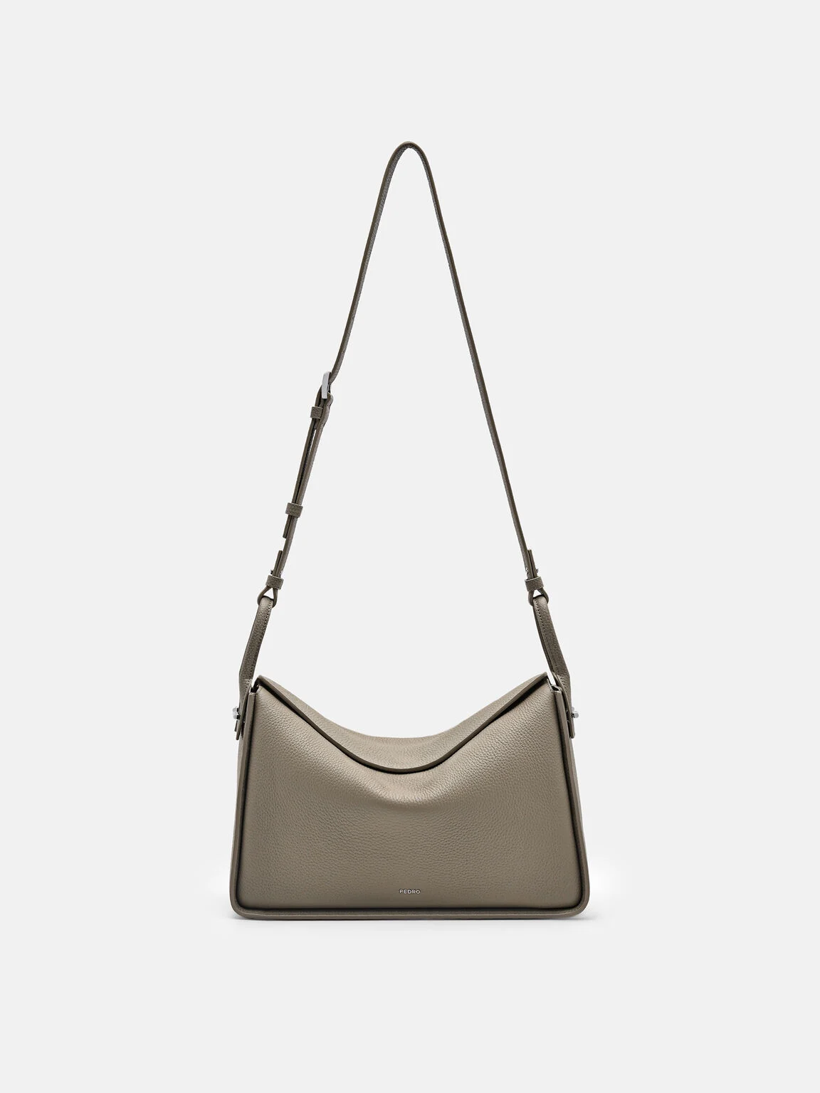 Túi đeo vai chữ nhật Demi Maxi - Nâu Xám - Ảnh 5