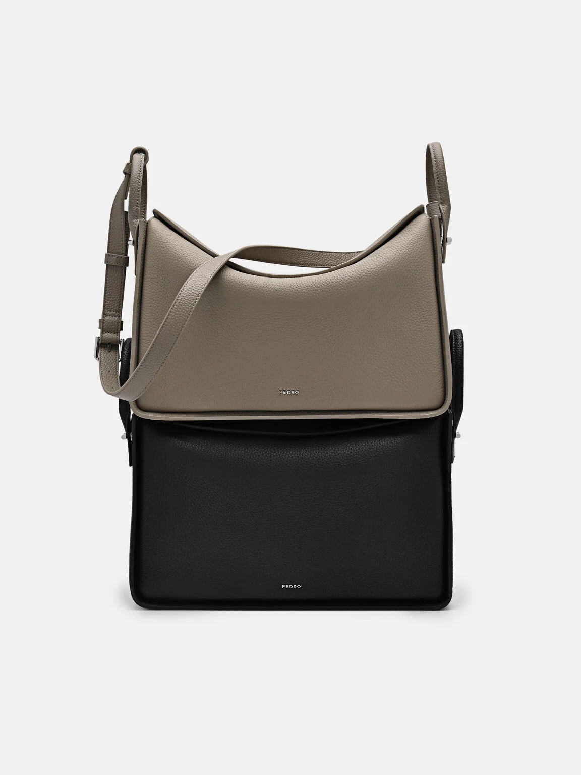 Túi đeo vai chữ nhật Demi Maxi - Nâu Xám - Ảnh 3