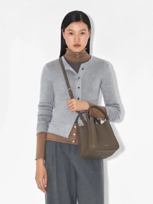 Alternative view of Túi xách hình thang Dana - Dark Taupe